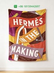 Hermes Throw Blankets